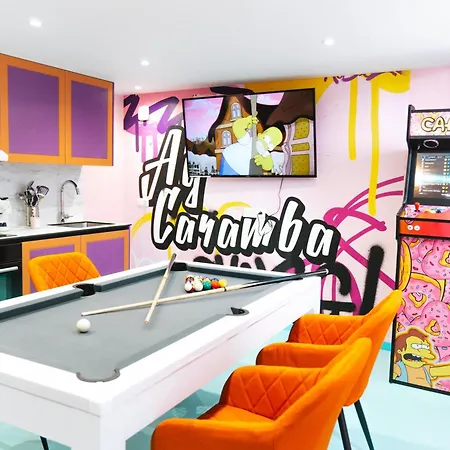 Capsule Springfield - Balneo -sauna - Billard Apartament Douai